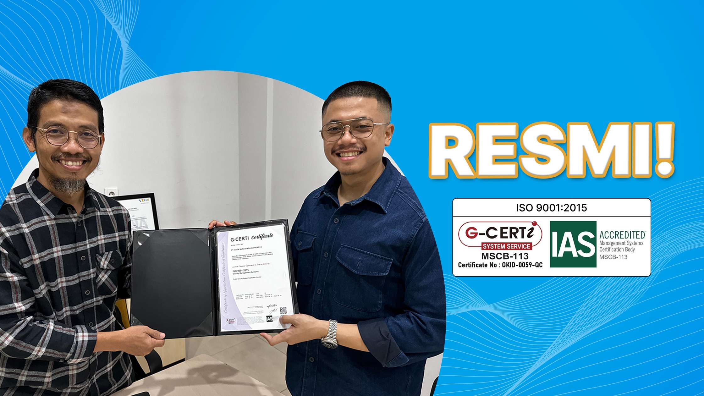 Resmi! Caliana Kini Berstandar Internasional dengan Sertifikasi ISO 9001:2015